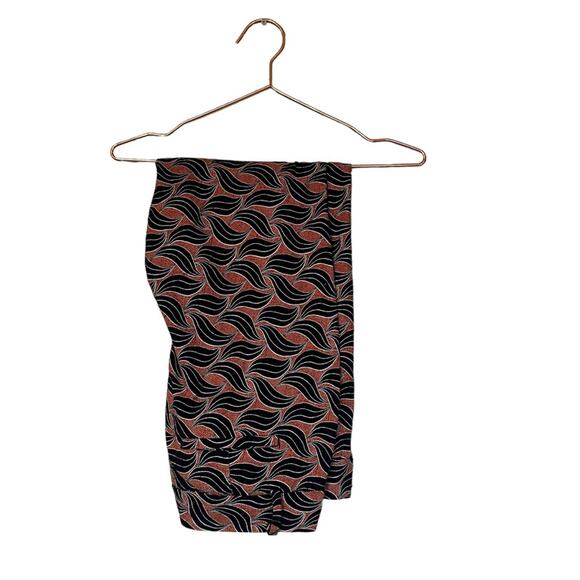 Ann Taylor Navy and Orange Devin Fit Trousers Size 10 - Picture 2 of 9